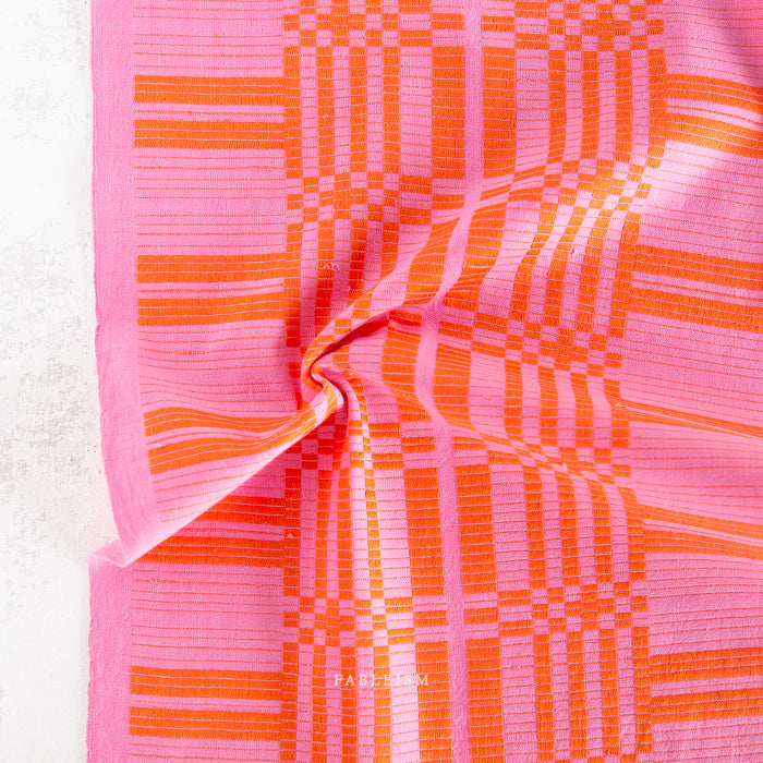 Astrid Weave -Red -Pink-  Swedish Holiday - Cotton - Fableism - €27.50 pm