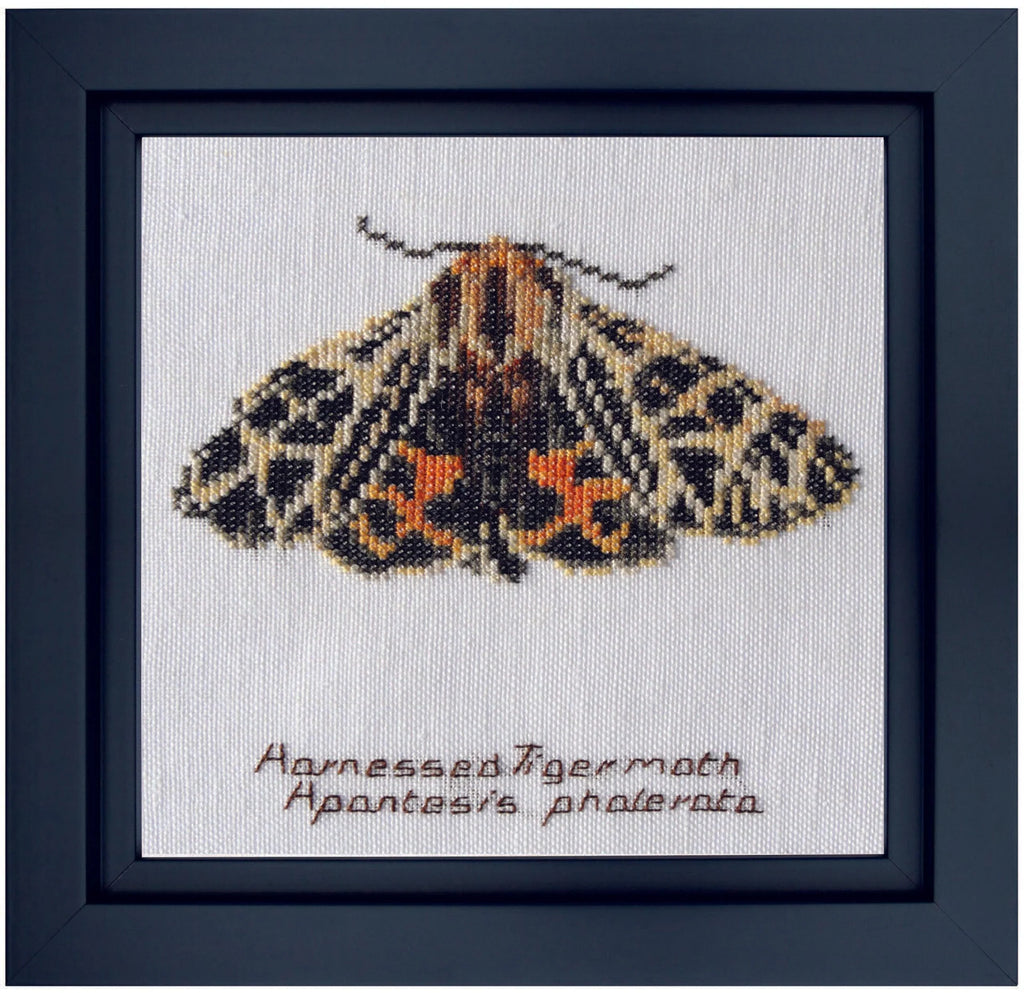 Harnessed Tiger Moth Cross Stitch Kit - Thea Gouverneur