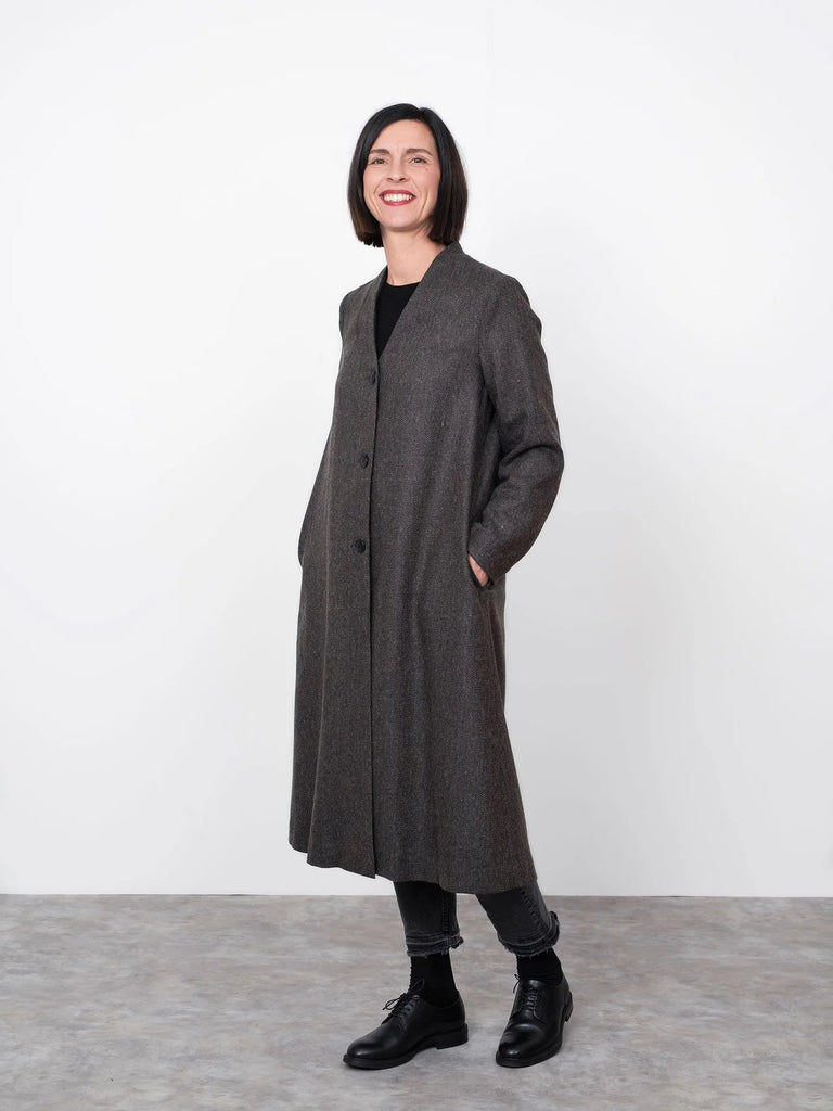 V Neck Coat – The Assembly Line – Cross & Woods | Crafting
