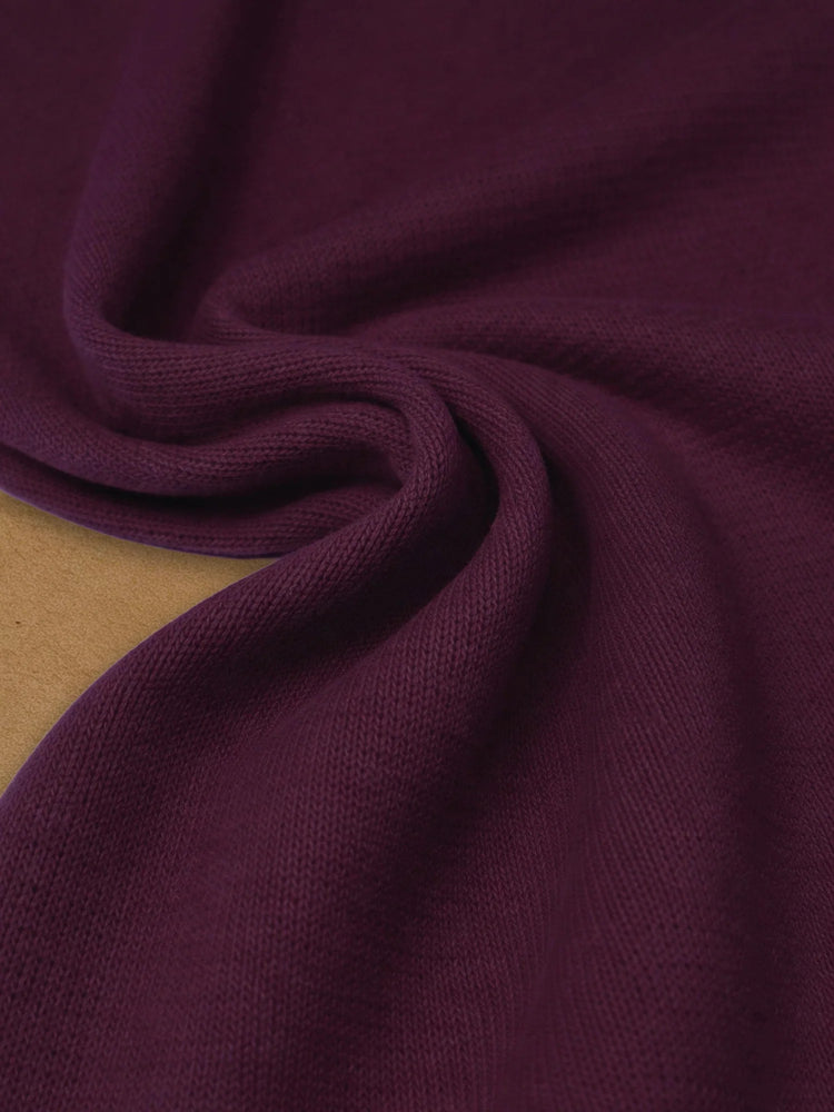 Organic Vento Brushed Knit  - Crisp Beet - Mind The Maker €20 pm