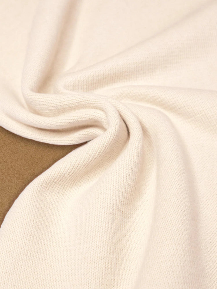 Organic Vento Brushed Knit  - Ivory - Mind The Maker €20 pm