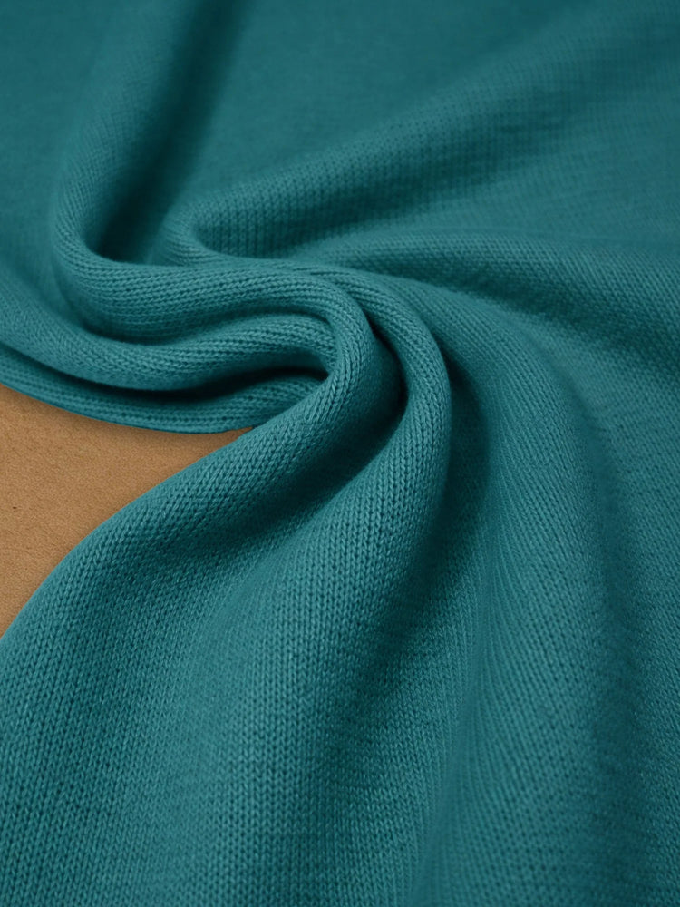 Organic Vento Brushed Knit  - Lagoon - Mind The Maker €20 pm
