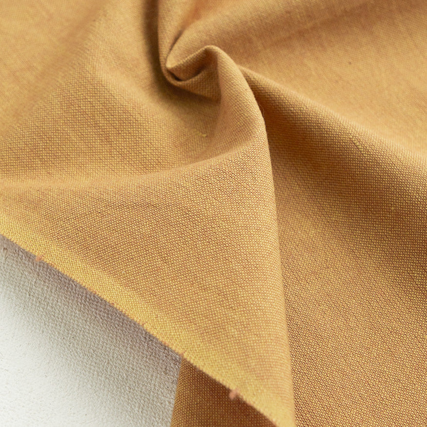 Watercolor Woven Cotton OCHRE - Fableism €23.50pm