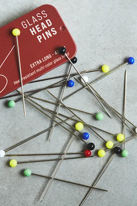 Glass Head Pins Extra Long (49mm)– Sewply