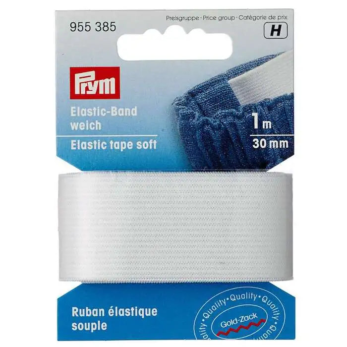 Prym Elastische Tailleband Wit 20mm