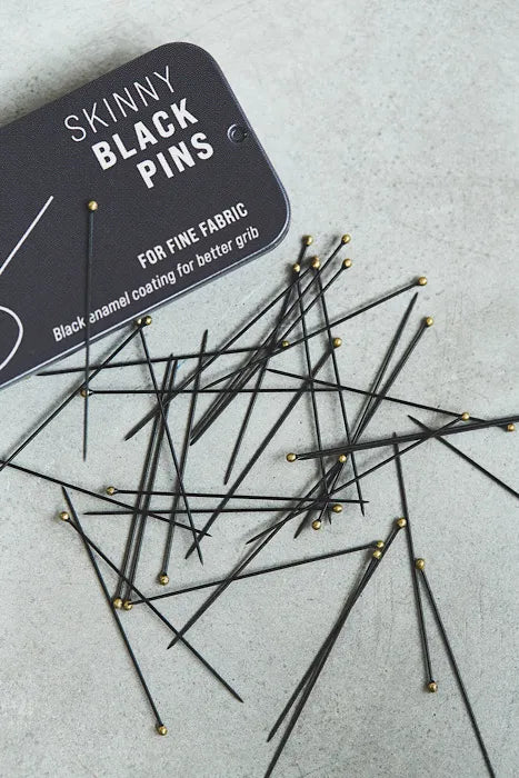 Skinny Black Pins – Sewply
