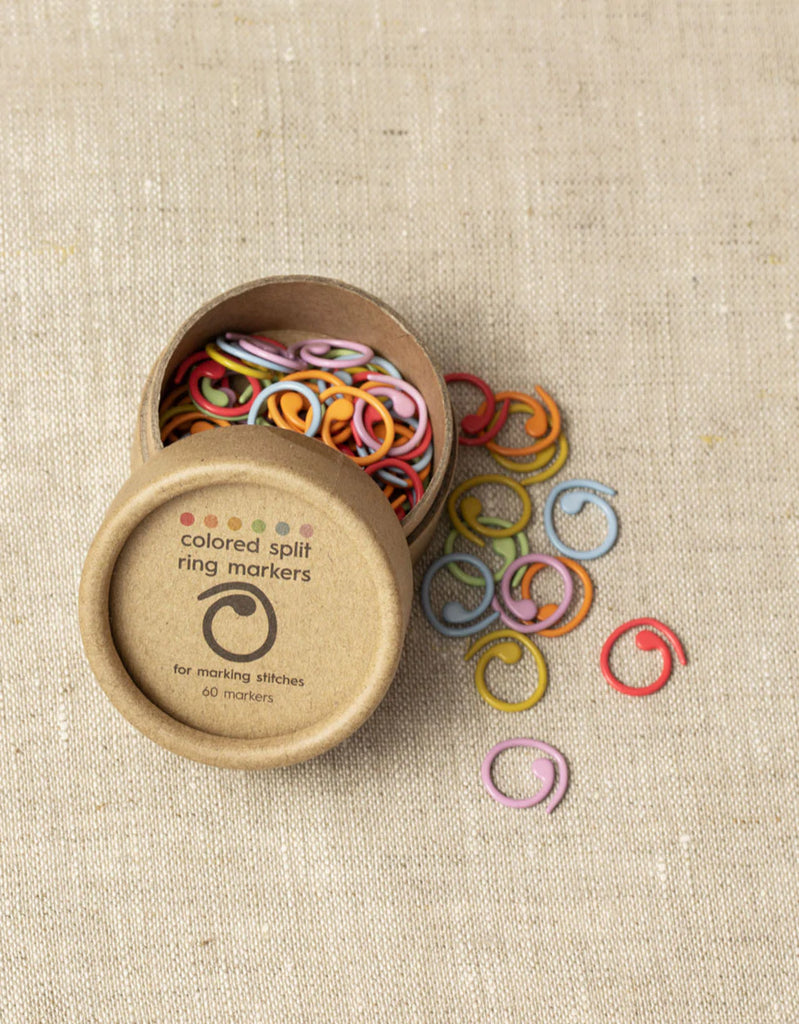 Colored Split Ring Stitch Markers - Cocoknits