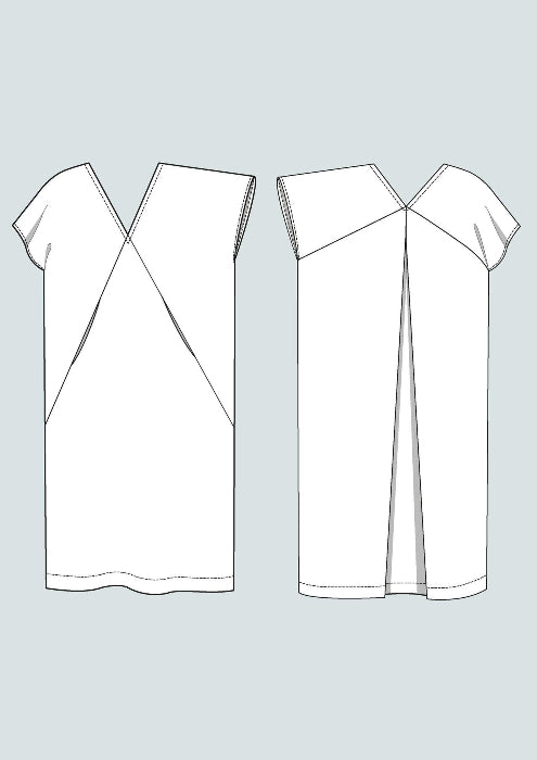 dress midi a line Folkwear 280 Resort Kaftan – The Fold Line