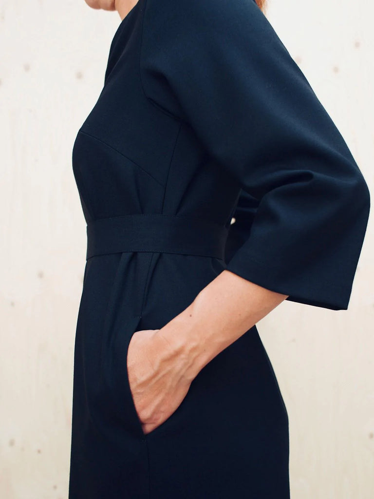 V Neck Dress The Assembly Line Cross & Woods | Crafting Parlour V Neck Dress The Assembly Line Cross & Woods | Crafting Parlour